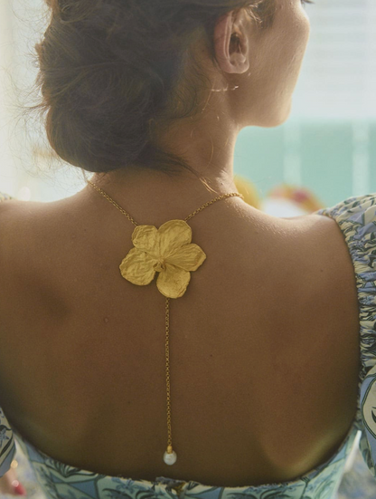 Single Orchid Necklace