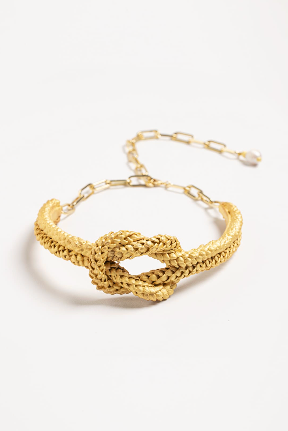 Norfolk Sailor Knot and Pearl Choker