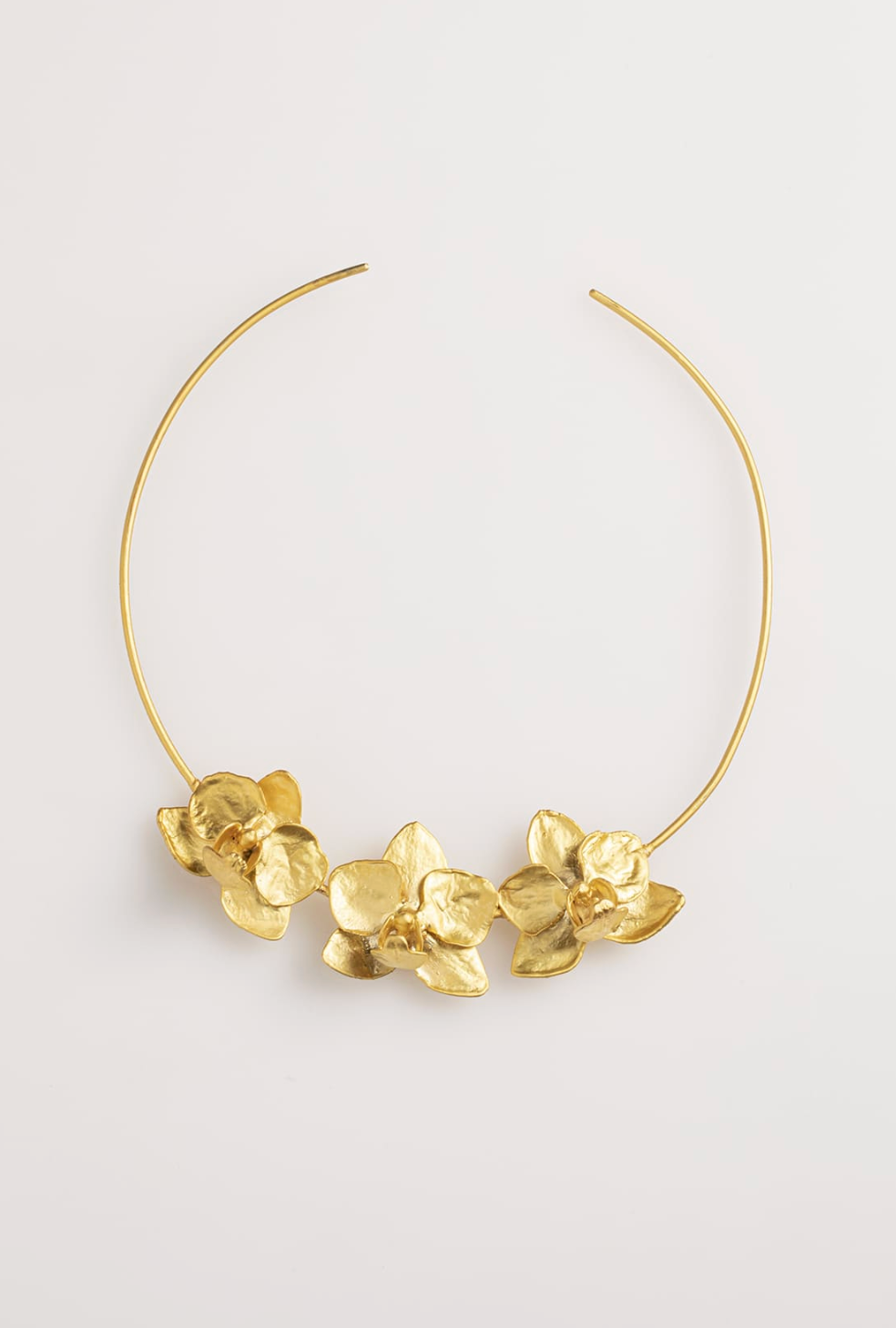 Triple Orchid Choker