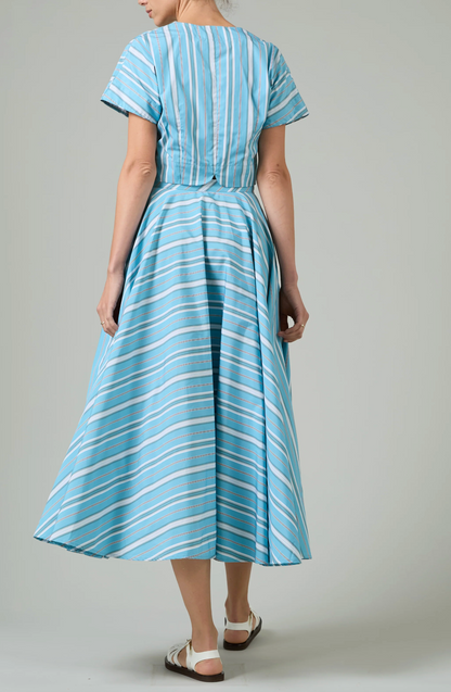 Audrey Skirt Capri Stripes