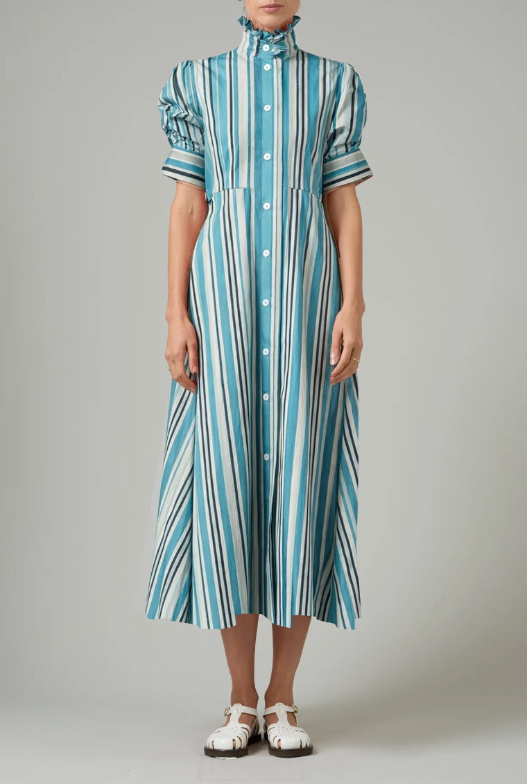 Venetia Dress Capri Stripes