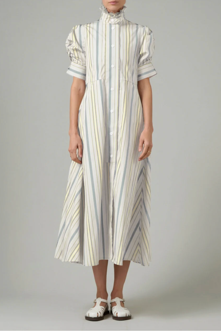 Venetia Dress Capri Stripes