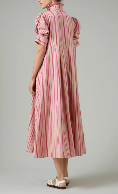 Venetia Dress Capri Stripes