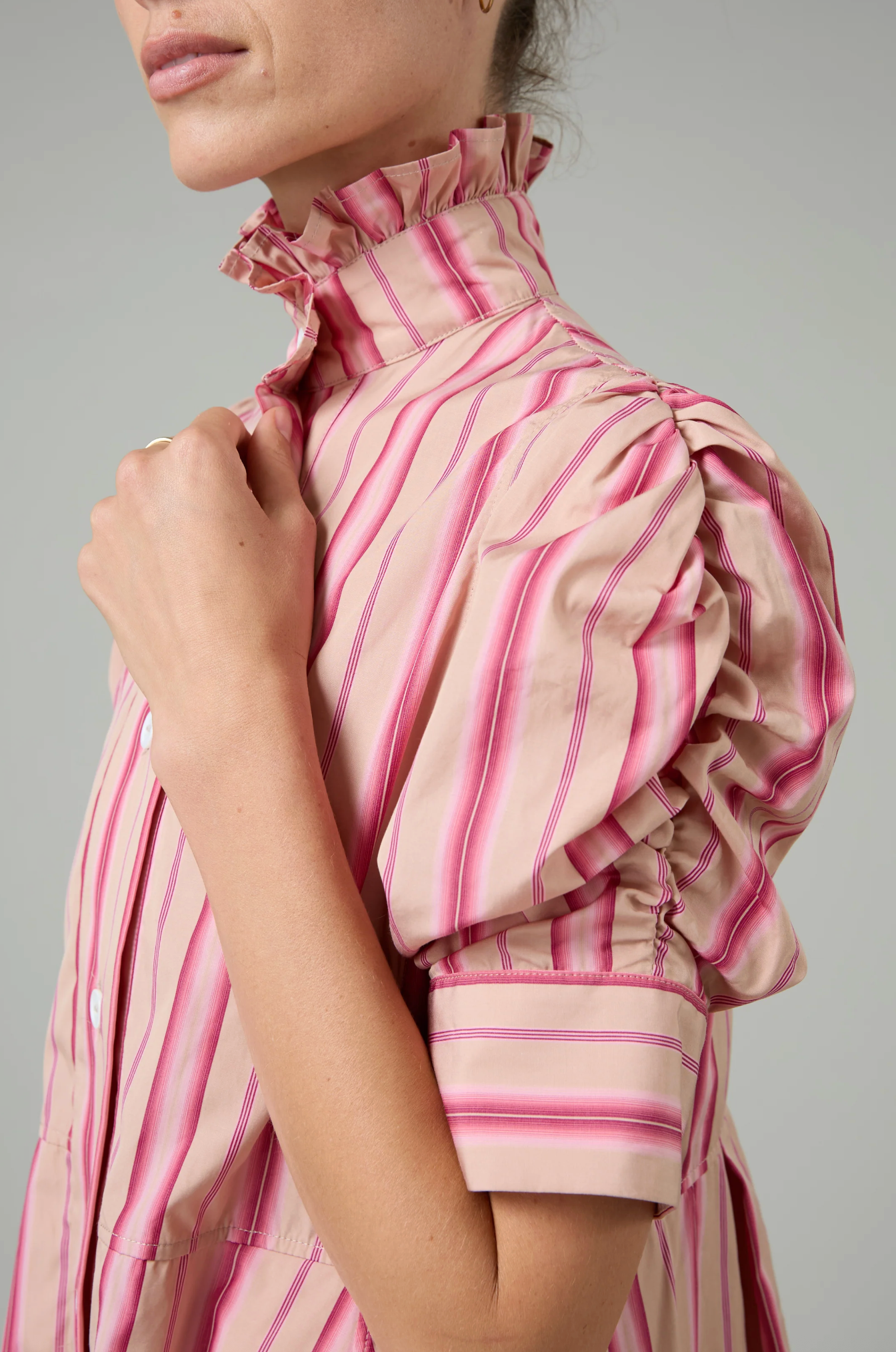 Venetia Dress Capri Stripes