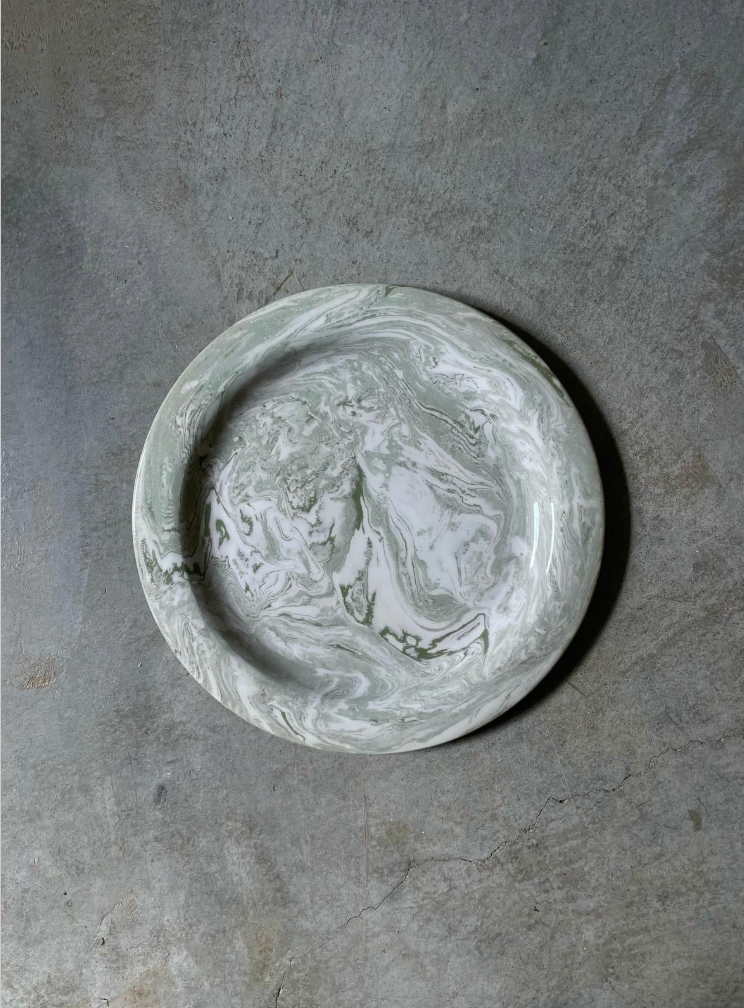 Marbleized Plate