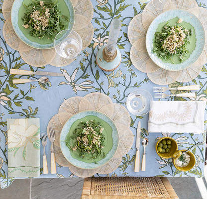 Camille Botanical Round Tablecloth - 90"