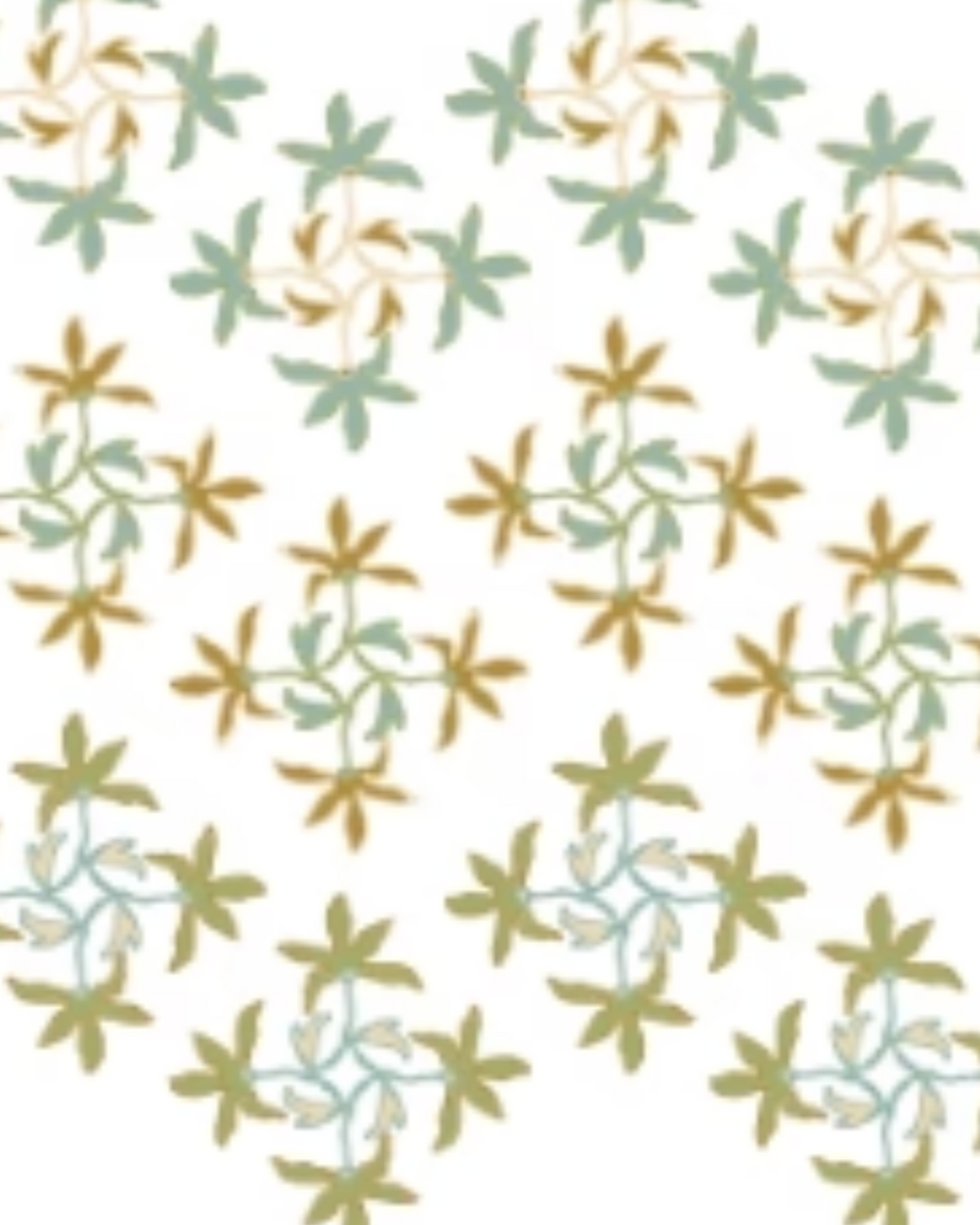 Birdie by Nina Liddle Design Celeste linen pillow featuring an ombre floral motif with embroidered bud centers.