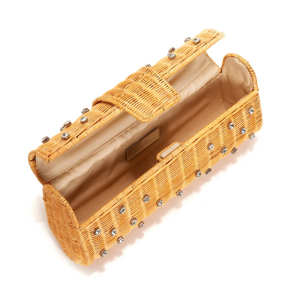 Paloma Wicker Clutch