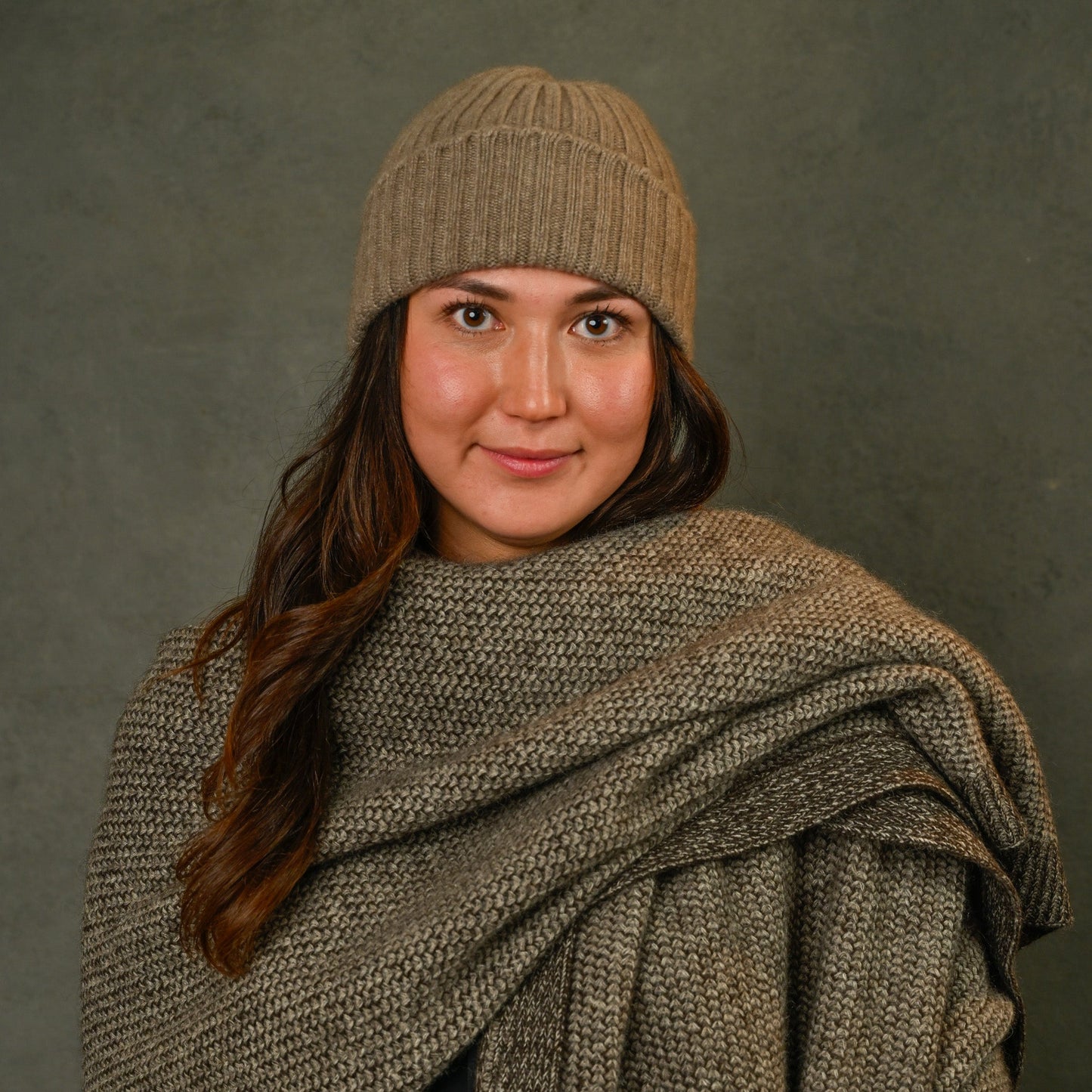 Ribbed Cashmere Beanie