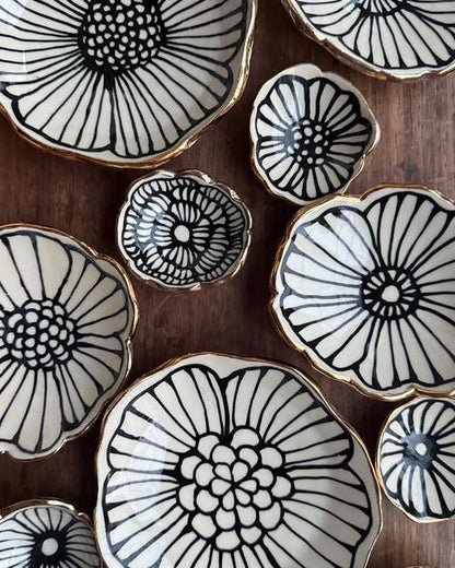 3" Flower Jewelry Dish