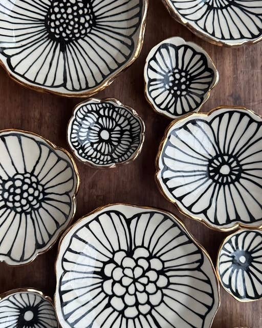 3" Flower Jewelry Dish