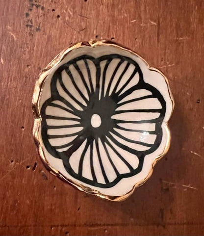 3" Flower Jewelry Dish