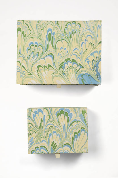 Hand-Marbled Keepsake Box Set