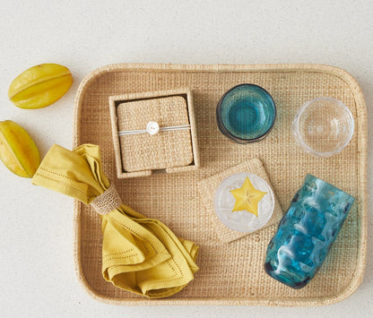 Barth Raffia Tray