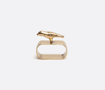 Hailey Bird Napkin Rings Set of 4