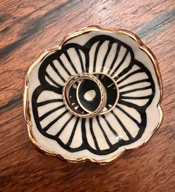 3" Flower Jewelry Dish