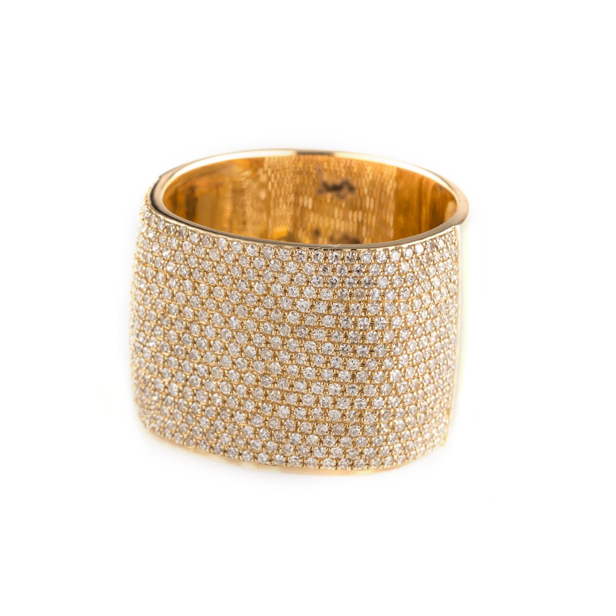 Eira Pave Cube Ring