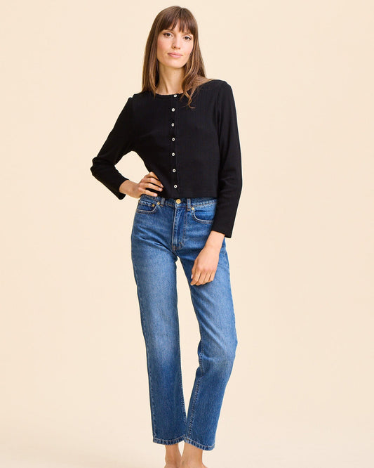 Bibi Pointelle Cardigan