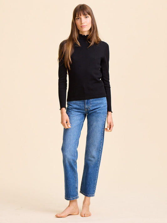 Carmela Pointelle Turtleneck