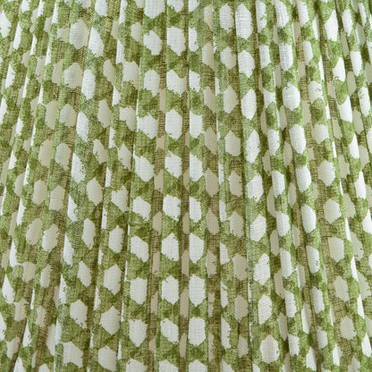 Green Wicker Round Lampshade