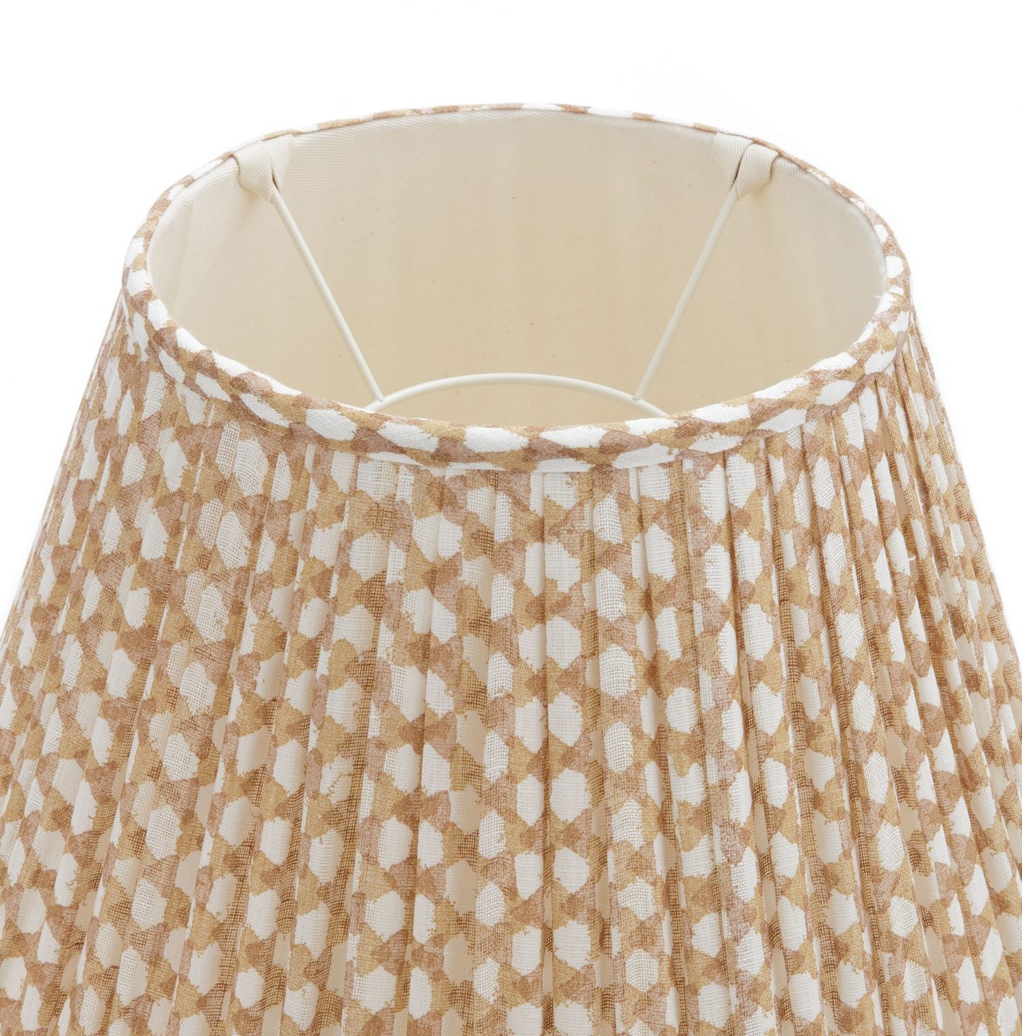 Nut Brown Wicker Round Lampshade