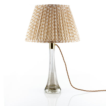 Nut Brown Wicker Round Lampshade